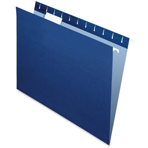 navy blue hanging file folders.